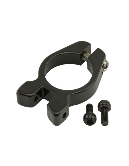 Alloy Seatpost Clamp Rear Rack Mount 34.9 mm Black.